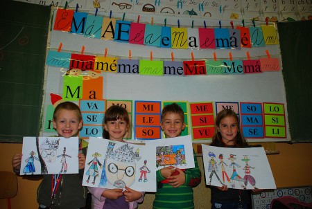 Luky, Nikolka, Maťko, Leuška